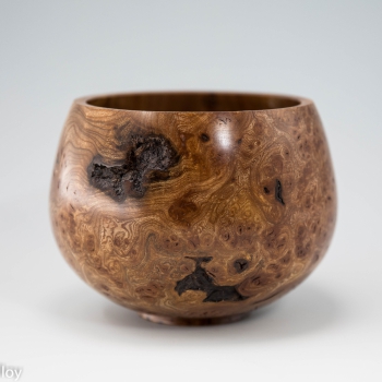 Elm-Burr-Bowl-Turned-Wood-1-of-5